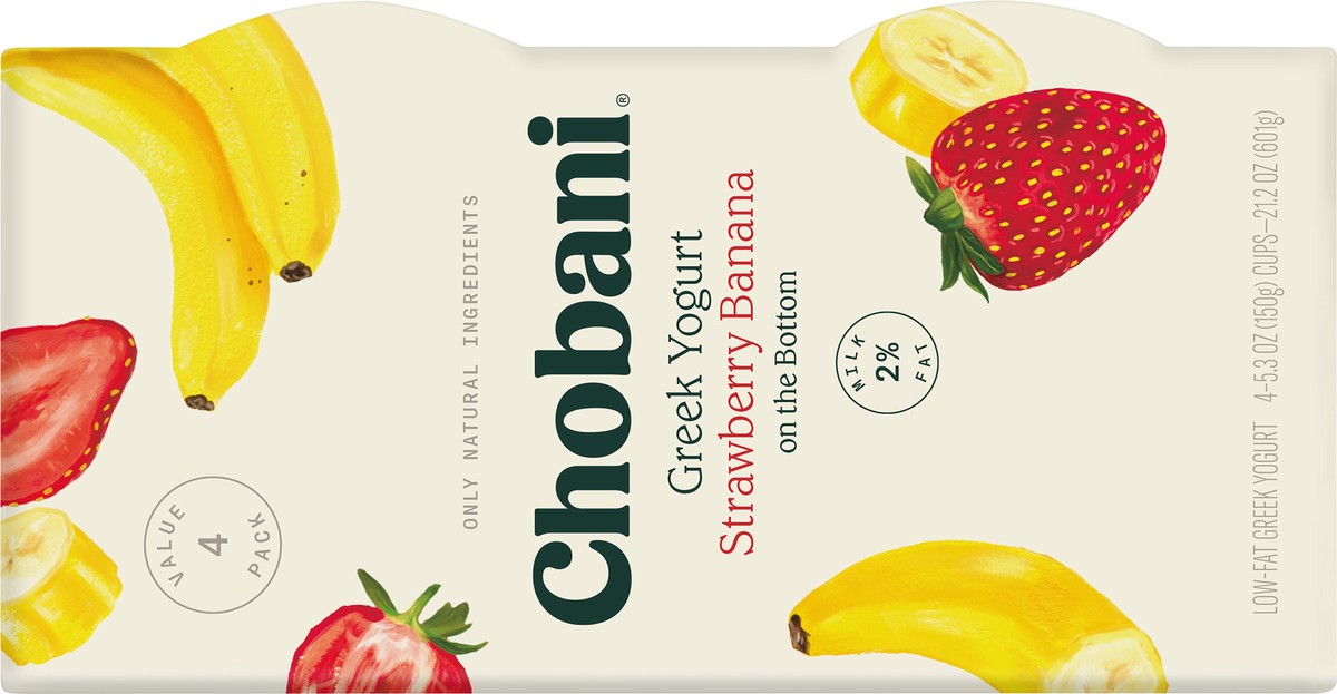 slide 4 of 9, Chobani Yogurt, 4 ct