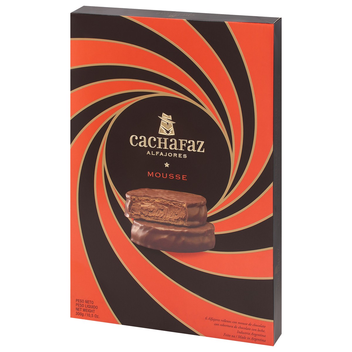 slide 2 of 4, Cachafaz Mousse Alfajores 6 ea, 6 ct