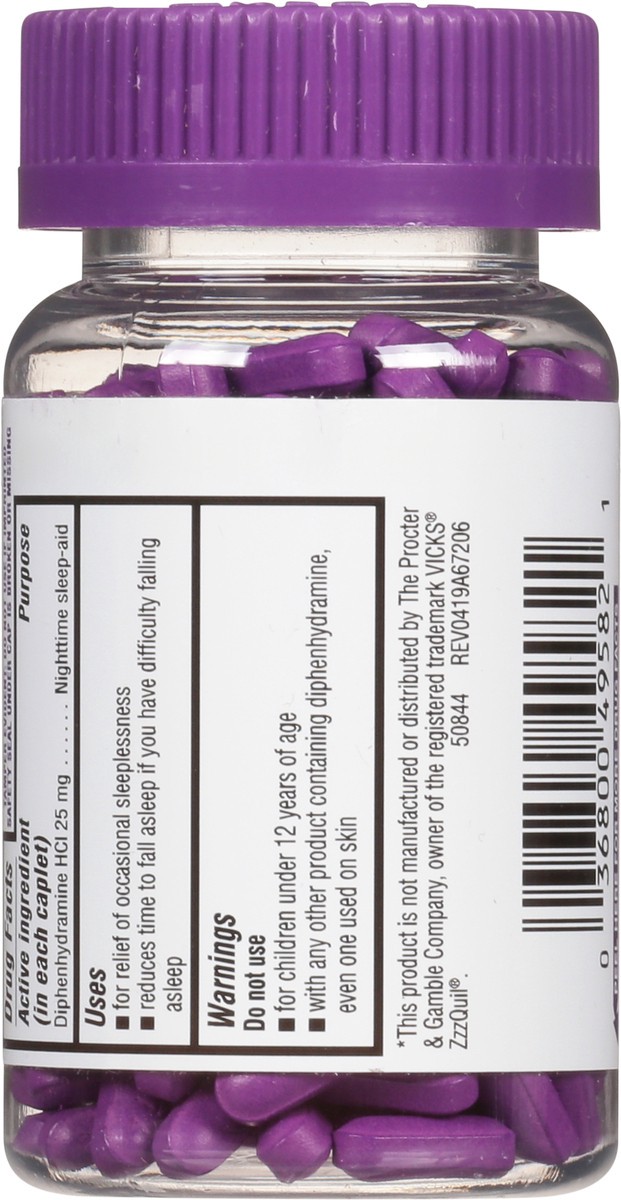 slide 4 of 9, TopCare Sleep Aid Caps Clear Bottle, 200 ct