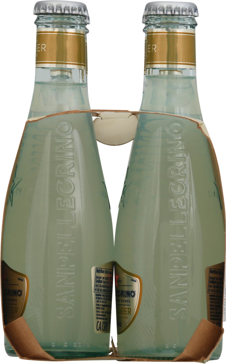 slide 8 of 9, San Pellegrino Italian Sparkling Drink Ginger Beer, 4 Pack of 6.75 Fl Oz Glass Bottles, 27 oz