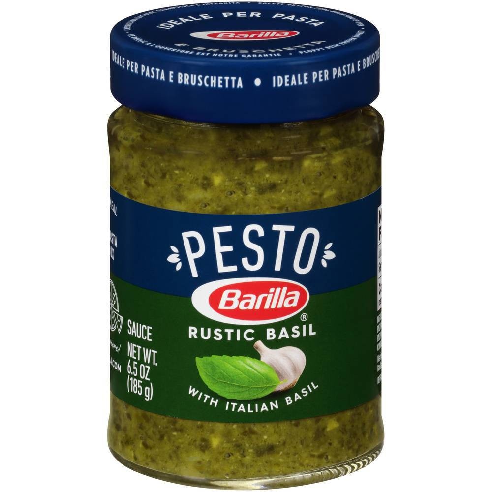 slide 1 of 6, Barilla Traditional Basil Pesto Sauce, 6.3 oz