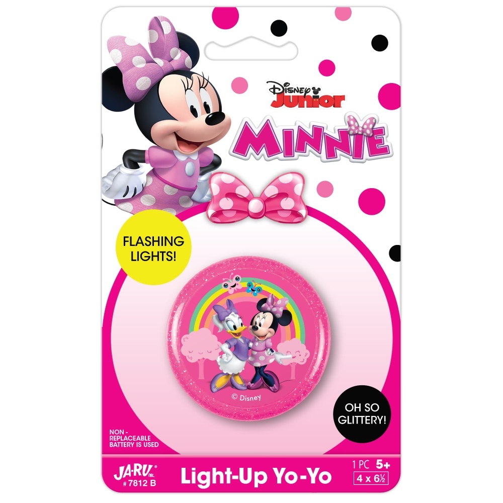 slide 1 of 1, Ja-Ru Disney Junior Minnie Mouse Light Up Yo-Yo, 1 ct