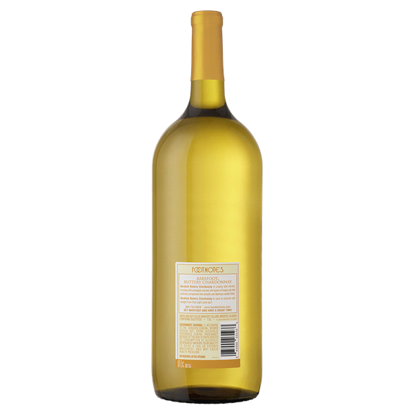 slide 3 of 5, Barefoot White Wine, 1.5 liter