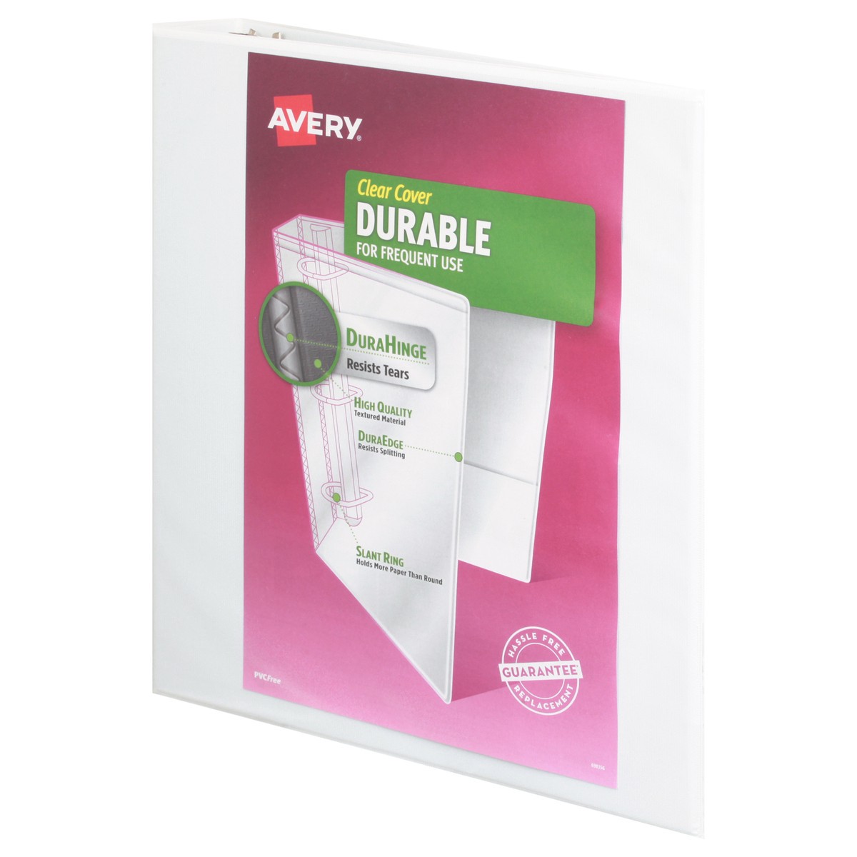 slide 6 of 9, Avery 1-1/2 Inch Clear Cover Binder 1 ea, 1 ct