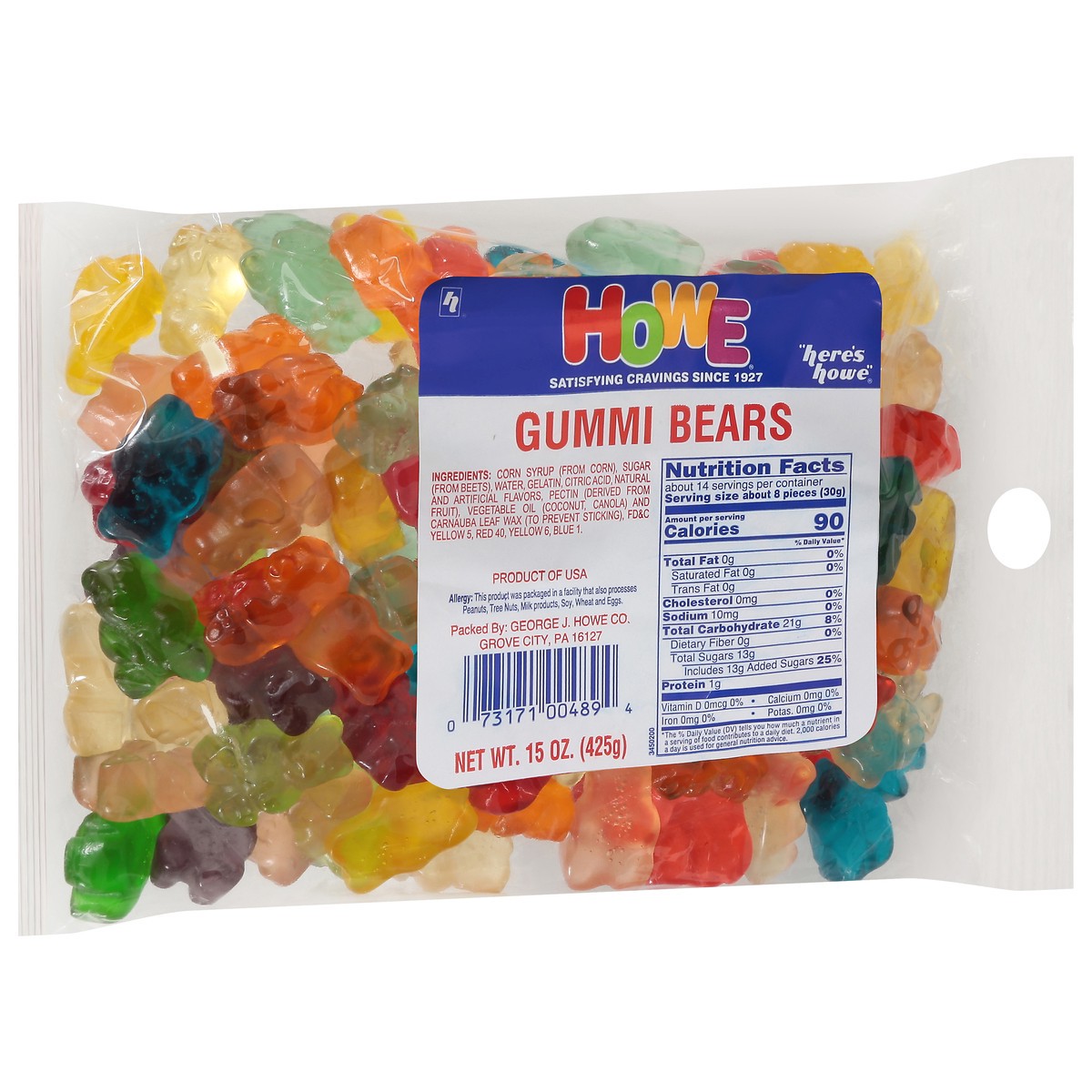 slide 7 of 9, Howe Gummi Bears 15 oz, 15 oz