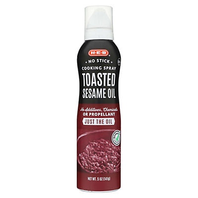 slide 1 of 1, H-E-B Select Ingredients Toasted Sesame Oil Spray, 5 oz