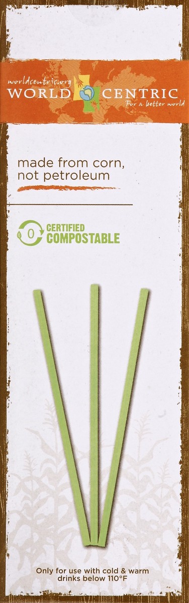 slide 4 of 5, World Centric Straws 50 ea, 50 ct