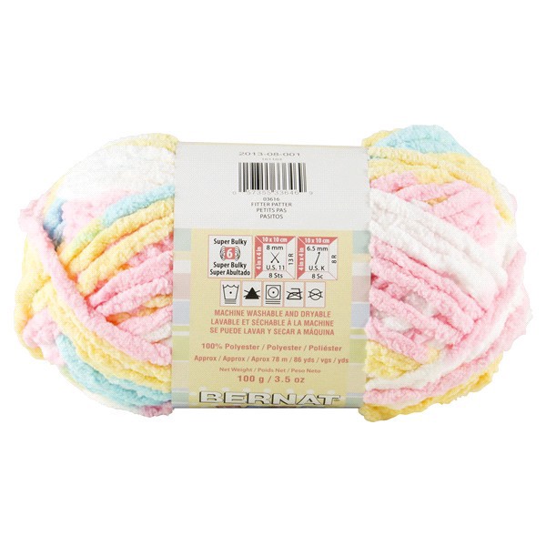 slide 5 of 13, Bernat Baby Blanket Yarn, Pitter Parker, 1 ct