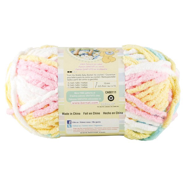 slide 7 of 13, Bernat Baby Blanket Yarn, Pitter Parker, 1 ct