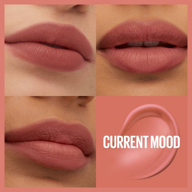 slide 7 of 7, Maybelline Superstay Teddy Tint Lip Color, Current Mood, 0.17 oz