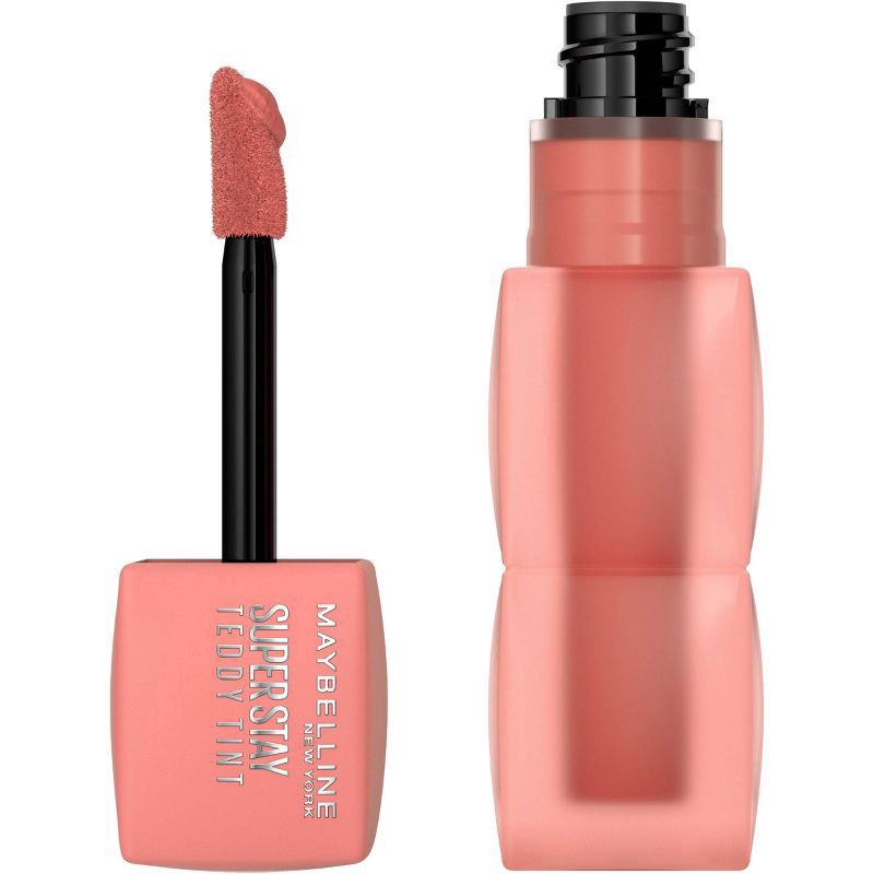 slide 1 of 7, Maybelline Superstay Teddy Tint Lip Color, Current Mood, 0.17 oz