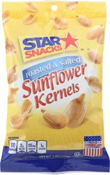 Star Snacks Roasted & Salted Sunflower Kernels 5 oz