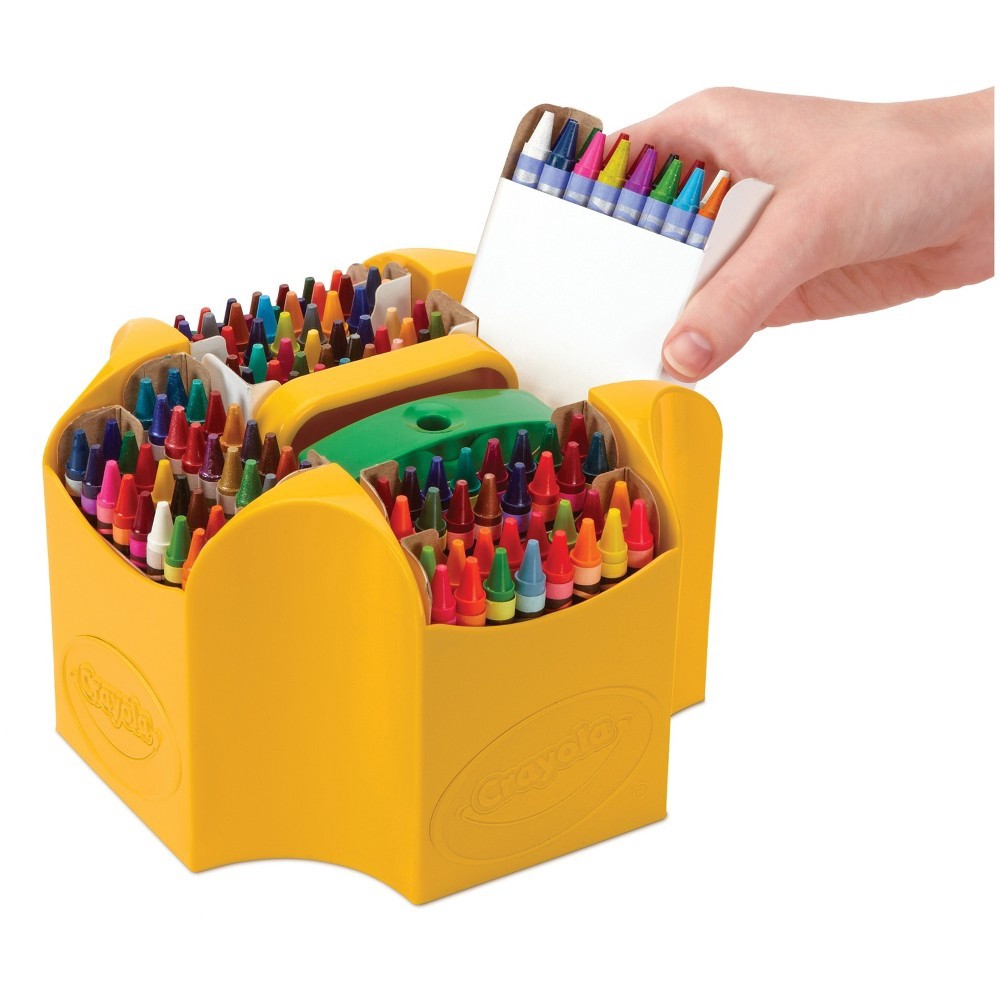 slide 4 of 8, Crayola Ultimate Crayon Collection With Sharpener, 152 ct