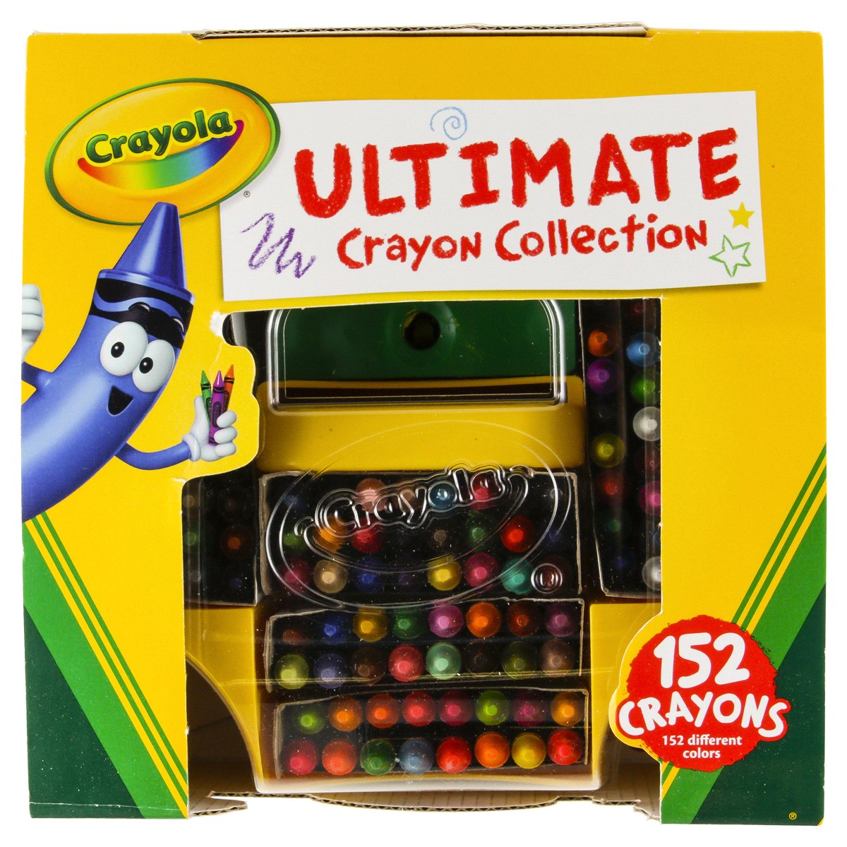 slide 5 of 8, Crayola Ultimate Crayon Collection With Sharpener, 152 ct