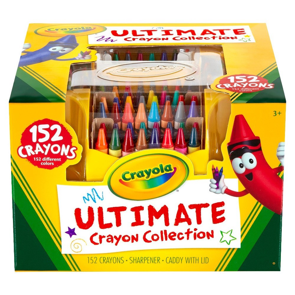 slide 2 of 8, Crayola Ultimate Crayon Collection With Sharpener, 152 ct