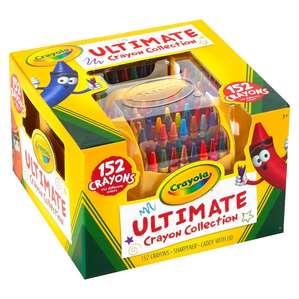 slide 3 of 8, Crayola Ultimate Crayon Collection With Sharpener, 152 ct