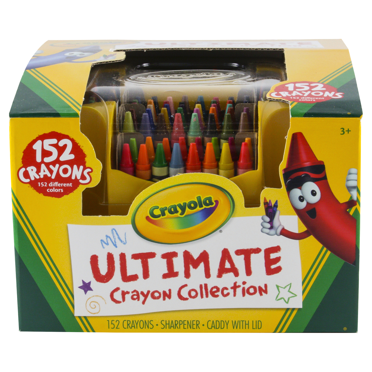slide 1 of 1, Crayola Ultimate Crayon Collection With Sharpener, 152 ct