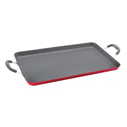 our goods Non-Stick Griddle - Scarlet Red