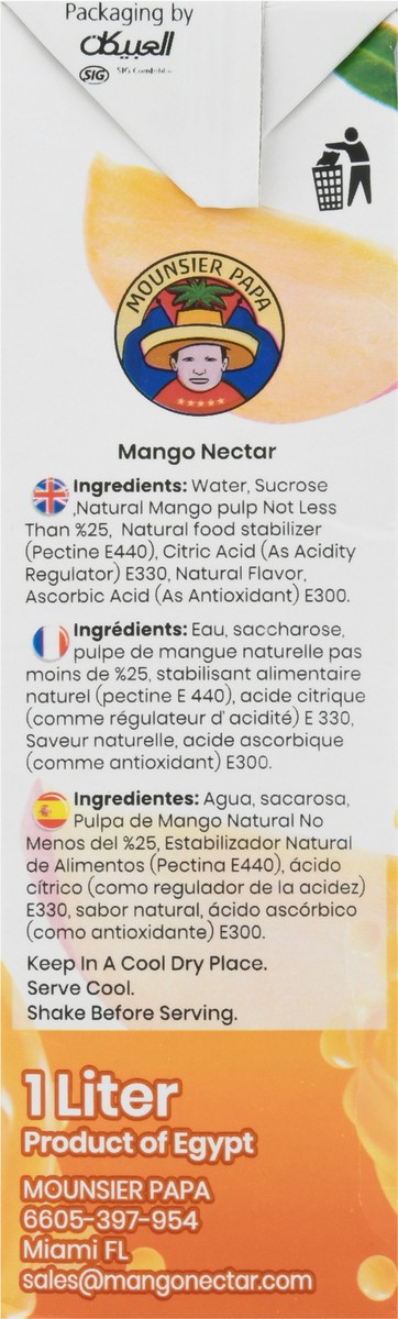 slide 12 of 13, Mounsier Papa Mango Nectar - 33.8 fl oz, 33.8 fl oz