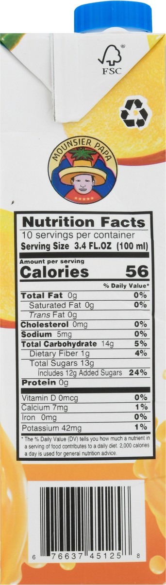 slide 5 of 13, Mounsier Papa Mango Nectar - 33.8 fl oz, 33.8 fl oz