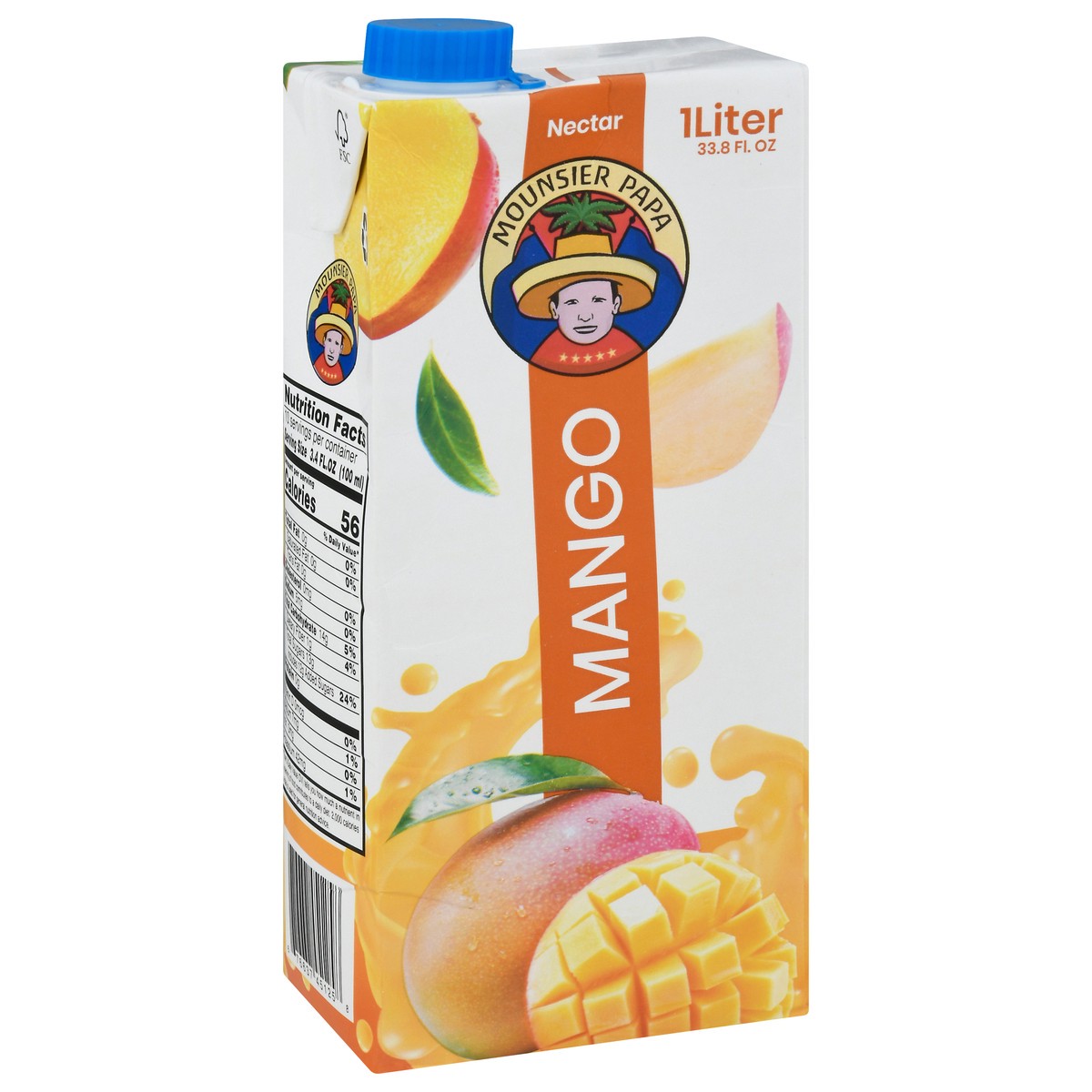 slide 9 of 13, Mounsier Papa Mango Nectar - 33.8 fl oz, 33.8 fl oz