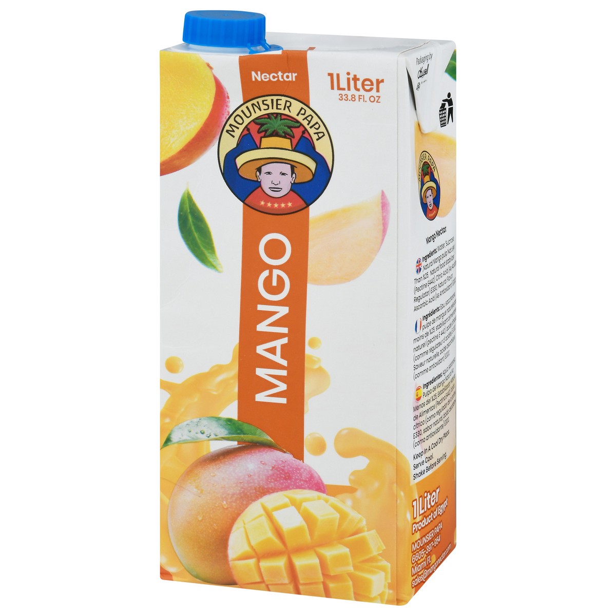 slide 3 of 13, Mounsier Papa Mango Nectar - 33.8 fl oz, 33.8 fl oz