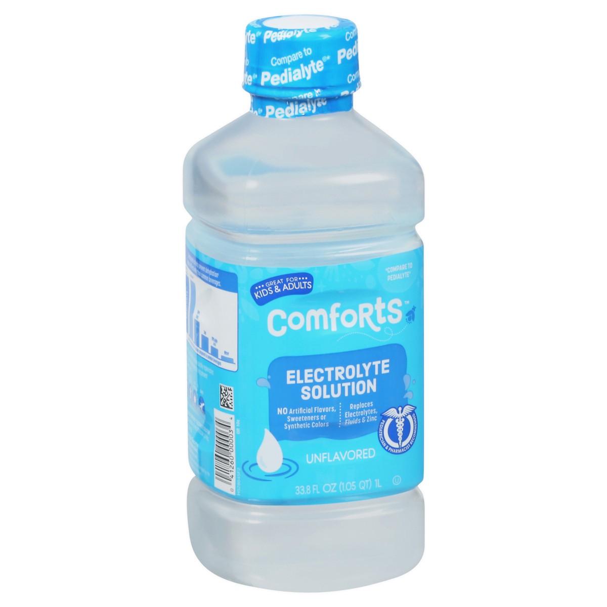 slide 2 of 9, Comforts Unflavored Electrolyte Solution 33.8 fl oz Bottle, 33.8 fl oz