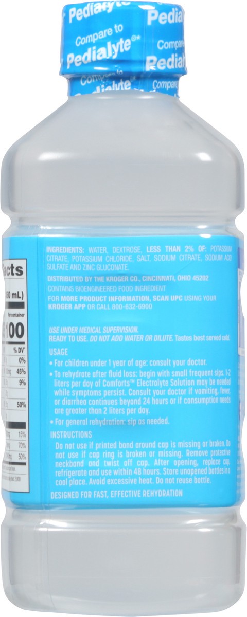 slide 5 of 9, Comforts Unflavored Electrolyte Solution 33.8 fl oz Bottle, 33.8 fl oz