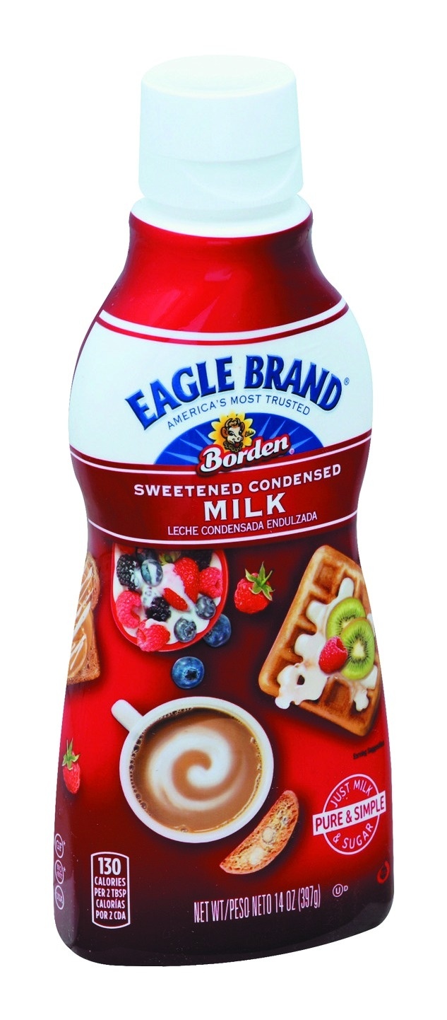slide 1 of 2, Eagle Brand Sweetened Condensed Milk Squeeze Bottle, 14 oz