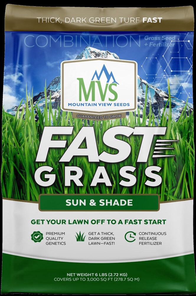 slide 1 of 1, Mountain View Seeds Fast Grass, 6 lb
