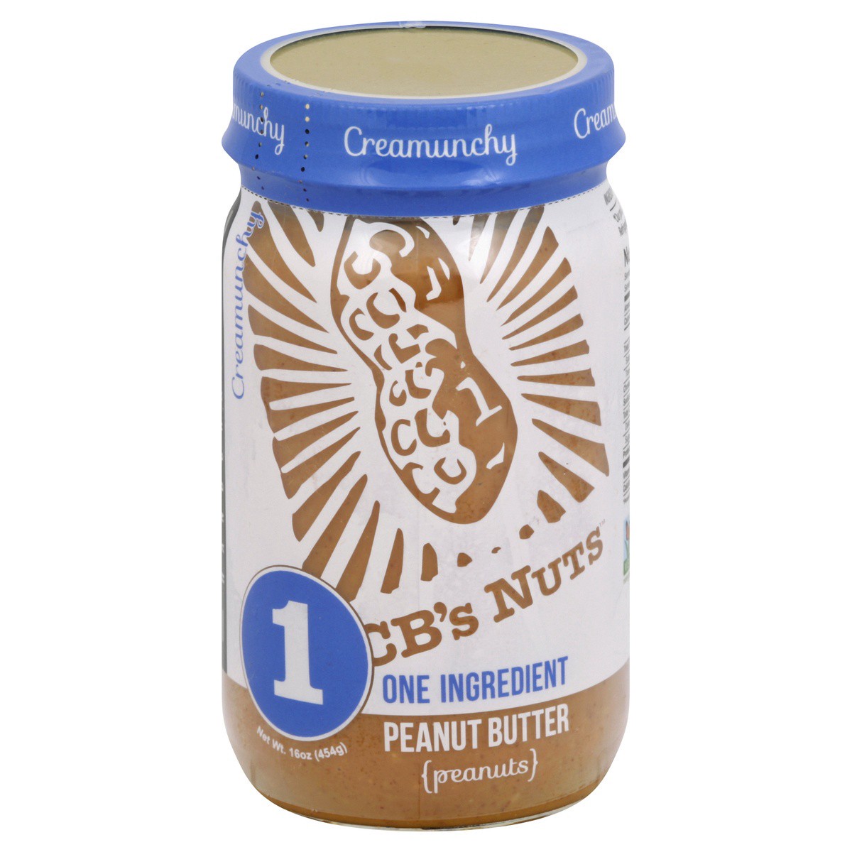 slide 1 of 2, CBs Nuts Peanut Butter, 16.0 oz