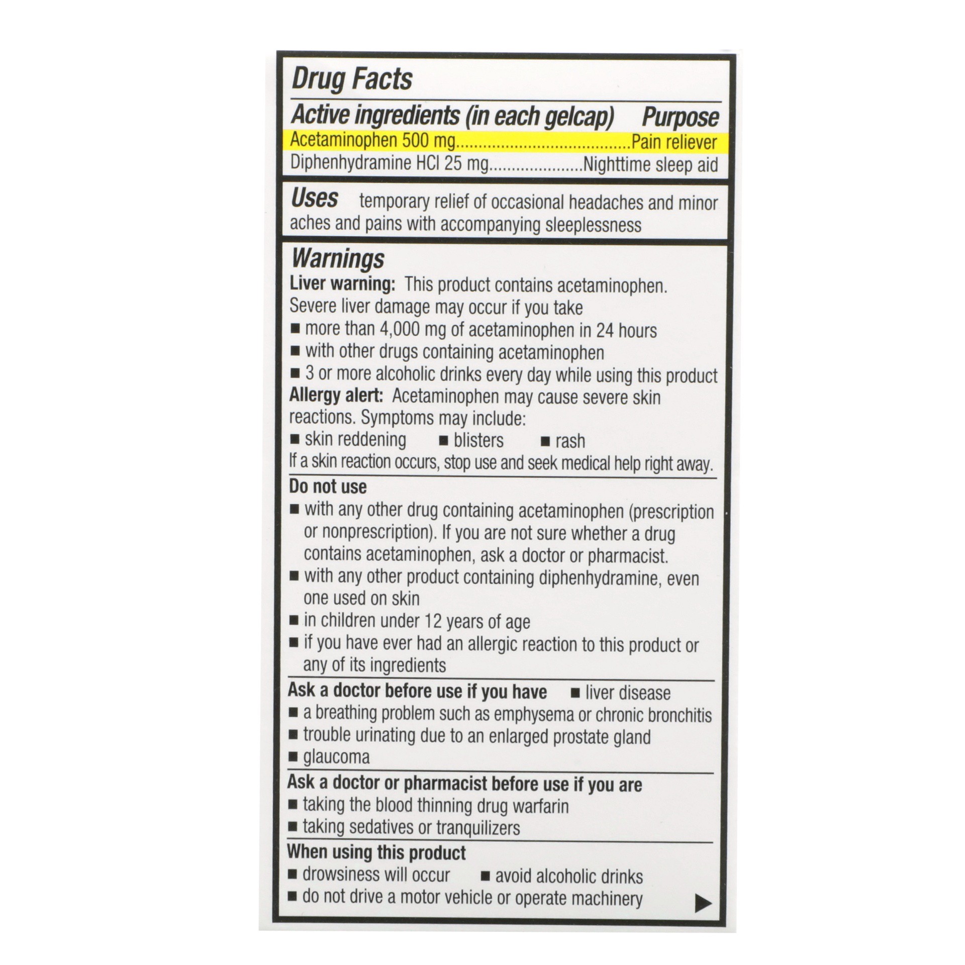 slide 2 of 6, TopCare Pain Relief PM, 80 ct