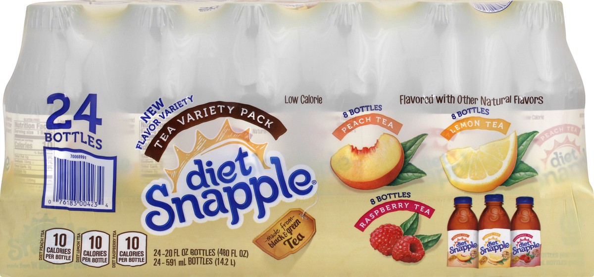 slide 1 of 1, Snapple Variety Pack Diet Tea 24 ea, 24 ct