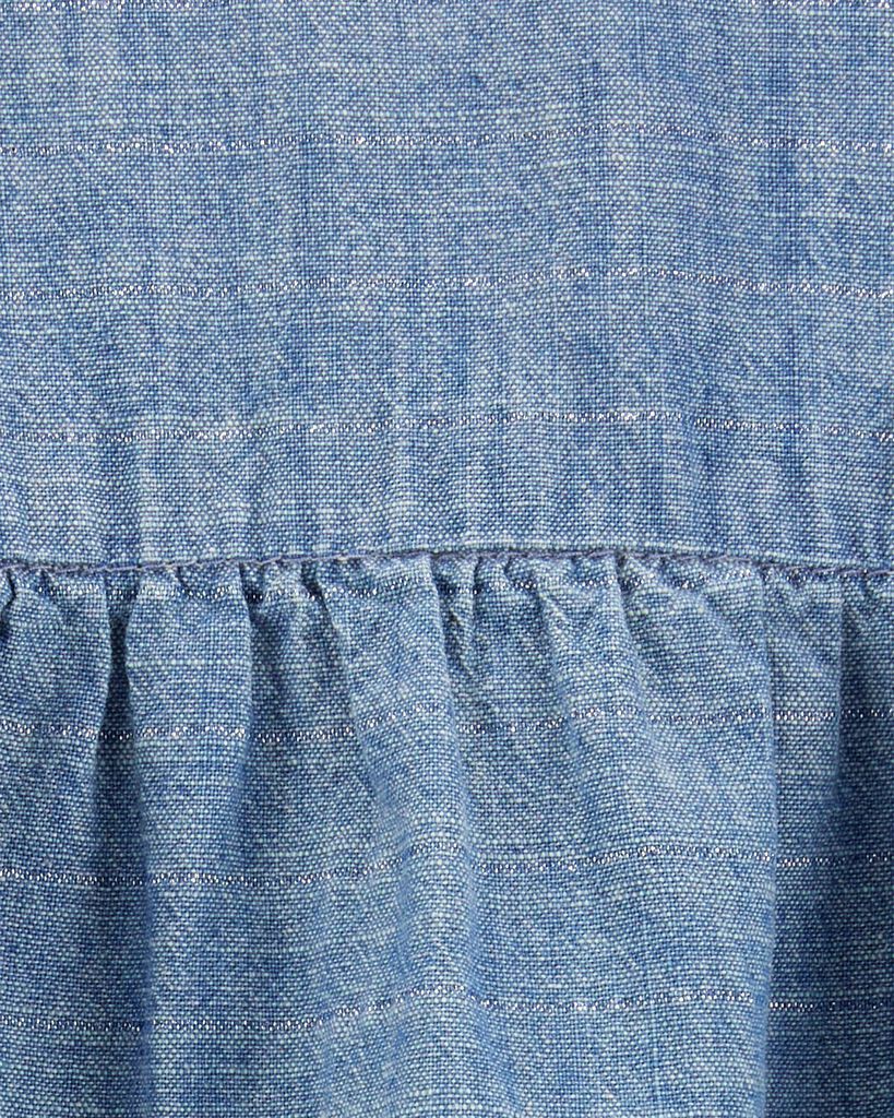 slide 3 of 3, Oshkosh Baby Heart Bubble Romper Blue 12M, 1 ct