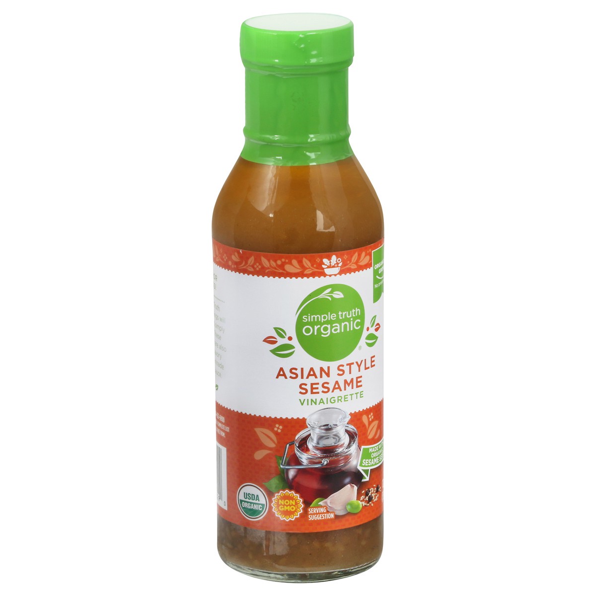 slide 2 of 9, Simple Truth Organic Asian Style Sesame Vinaigrette, 12 fl oz