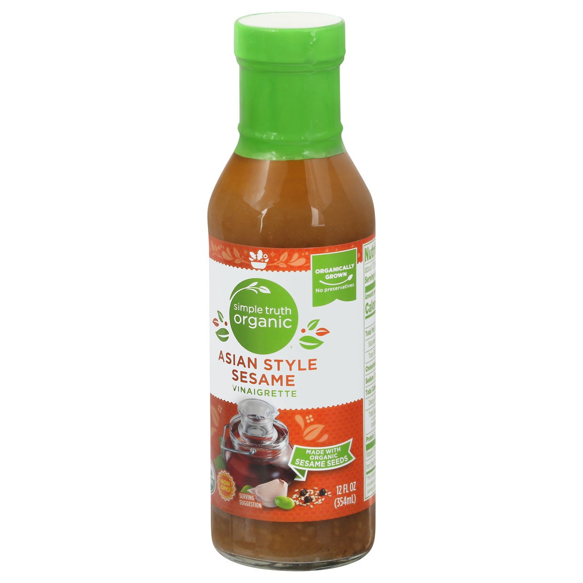 slide 4 of 9, Simple Truth Organic Asian Style Sesame Vinaigrette, 12 fl oz