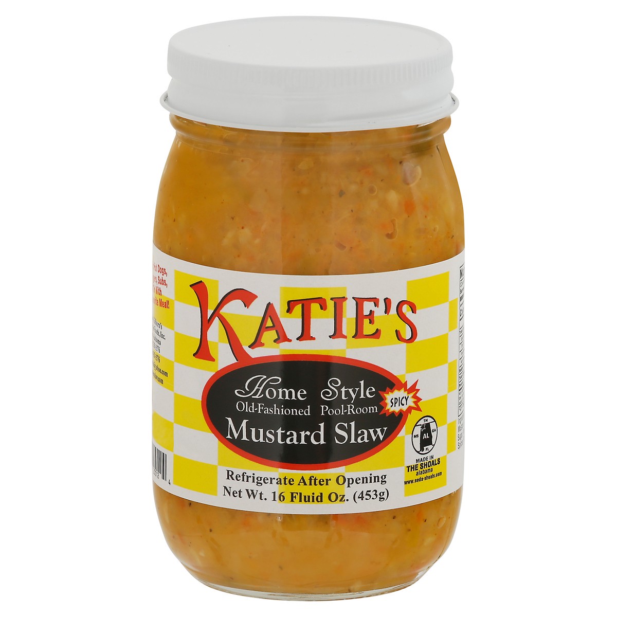 slide 1 of 12, Katie's Home Style Spicy Mustard Slaw 16 fl oz, 16 fl oz