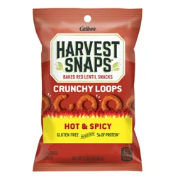 Harvest Snaps Crunchy Loops Hot & Spicy