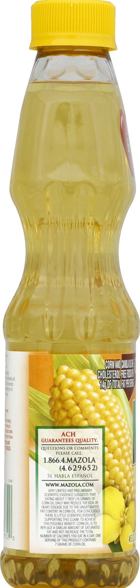 slide 2 of 7, Mazola Corn Canola Plus Oil, 40 fl oz