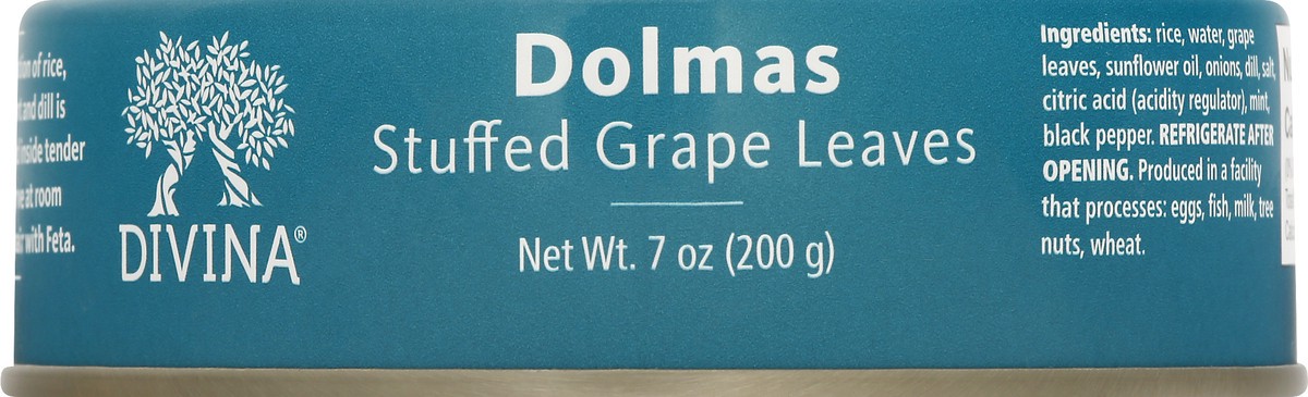 slide 6 of 9, Divina Dolmas Stuffed Grape Leaves, 7 oz