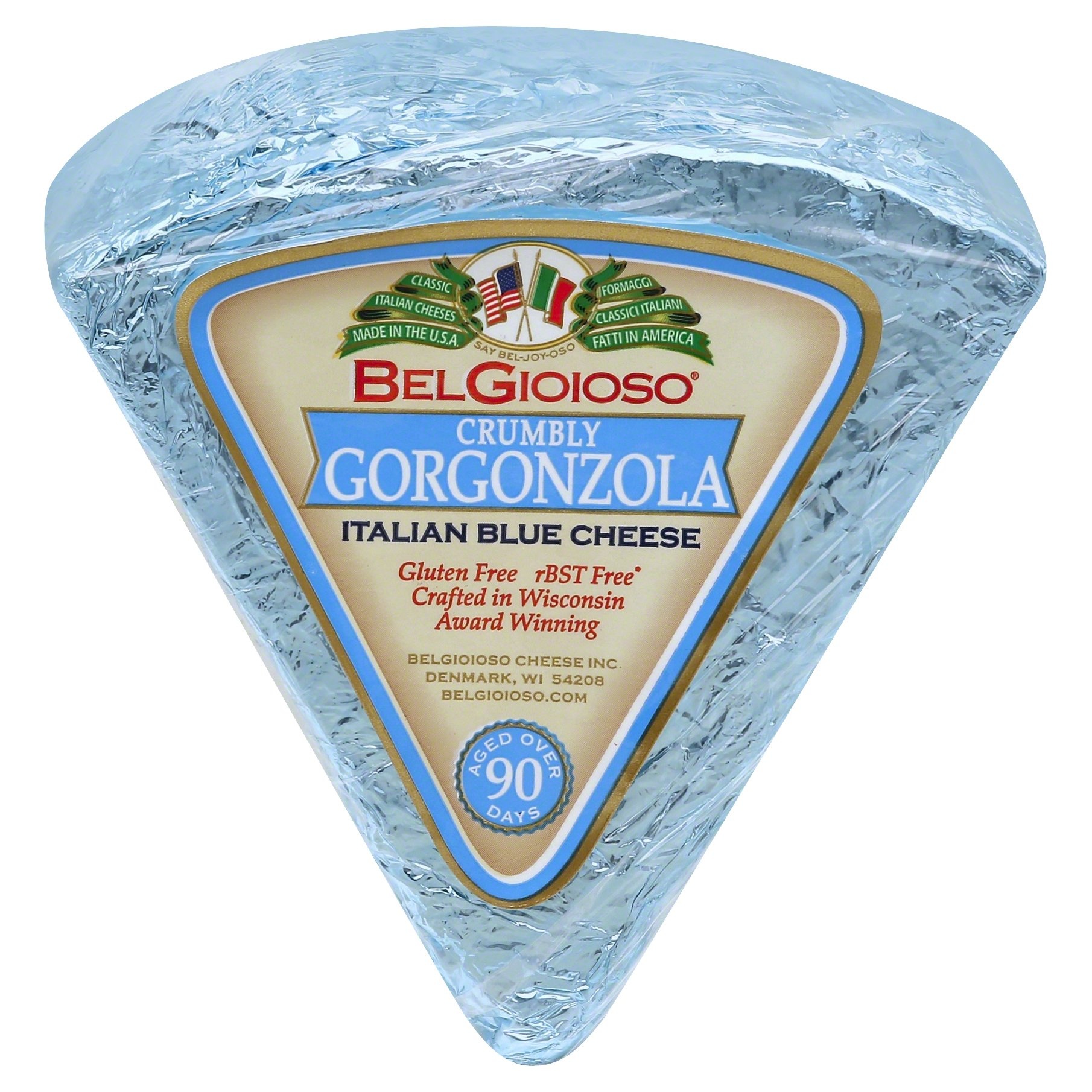 slide 1 of 1, BelGioioso Crumbly Gorgonzola Cheese WEdge, 5 oz