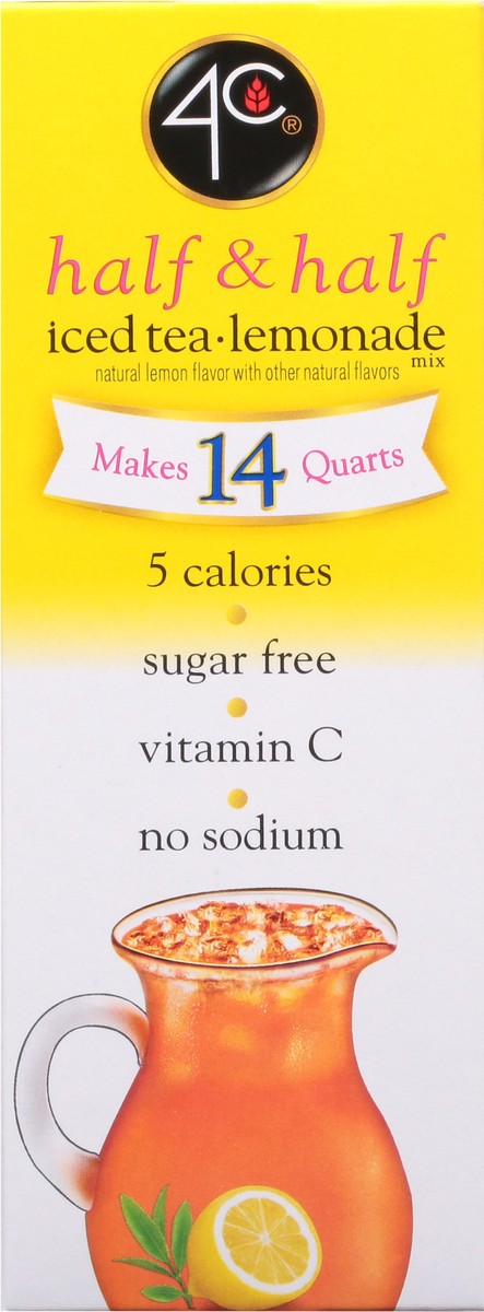 slide 6 of 9, 4C Sugar Free Half & Half Iced Tea-Lemonade Drink Mix 7 ea, 7 ct