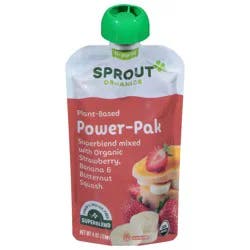 Sprout Organics 12 Months Strawberry, Banana & Butternut Squash Power-Pak 4 oz