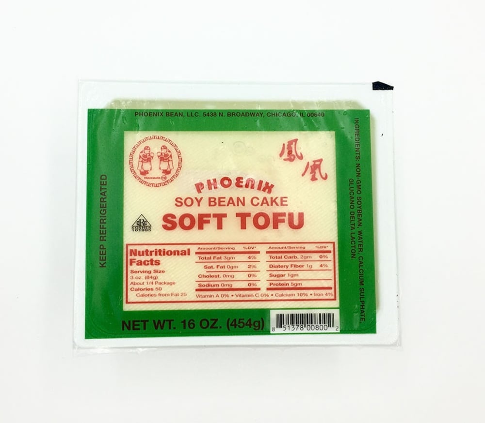 slide 1 of 1, Phoenix Soy Bean Cake Soft Tofu, 16 oz