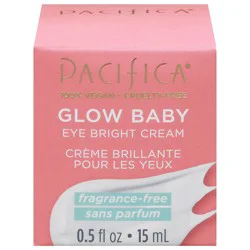 Pacifica Glow Baby Fragrance-Free Eye Bright Cream 0.5 fl oz