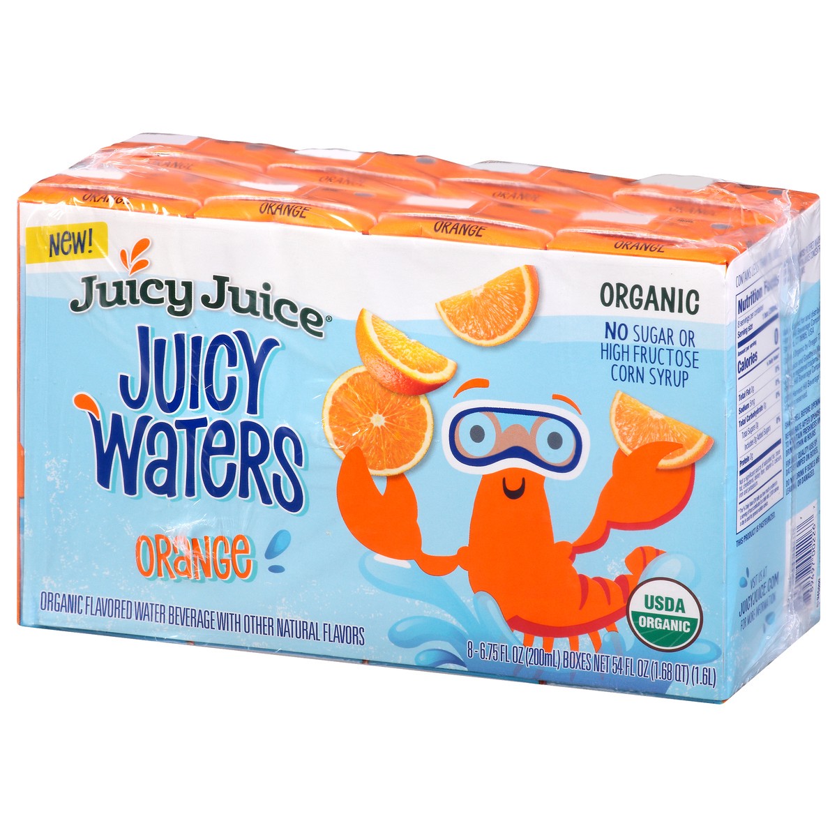 slide 8 of 13, Juicy Juice Orange Juicy Waters - 54 fl oz, 54 fl oz