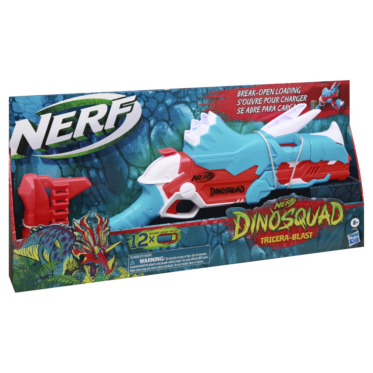 slide 2 of 9, Nerf Disnosquad Tricera-Blast Toy 1 ea, 1 ea