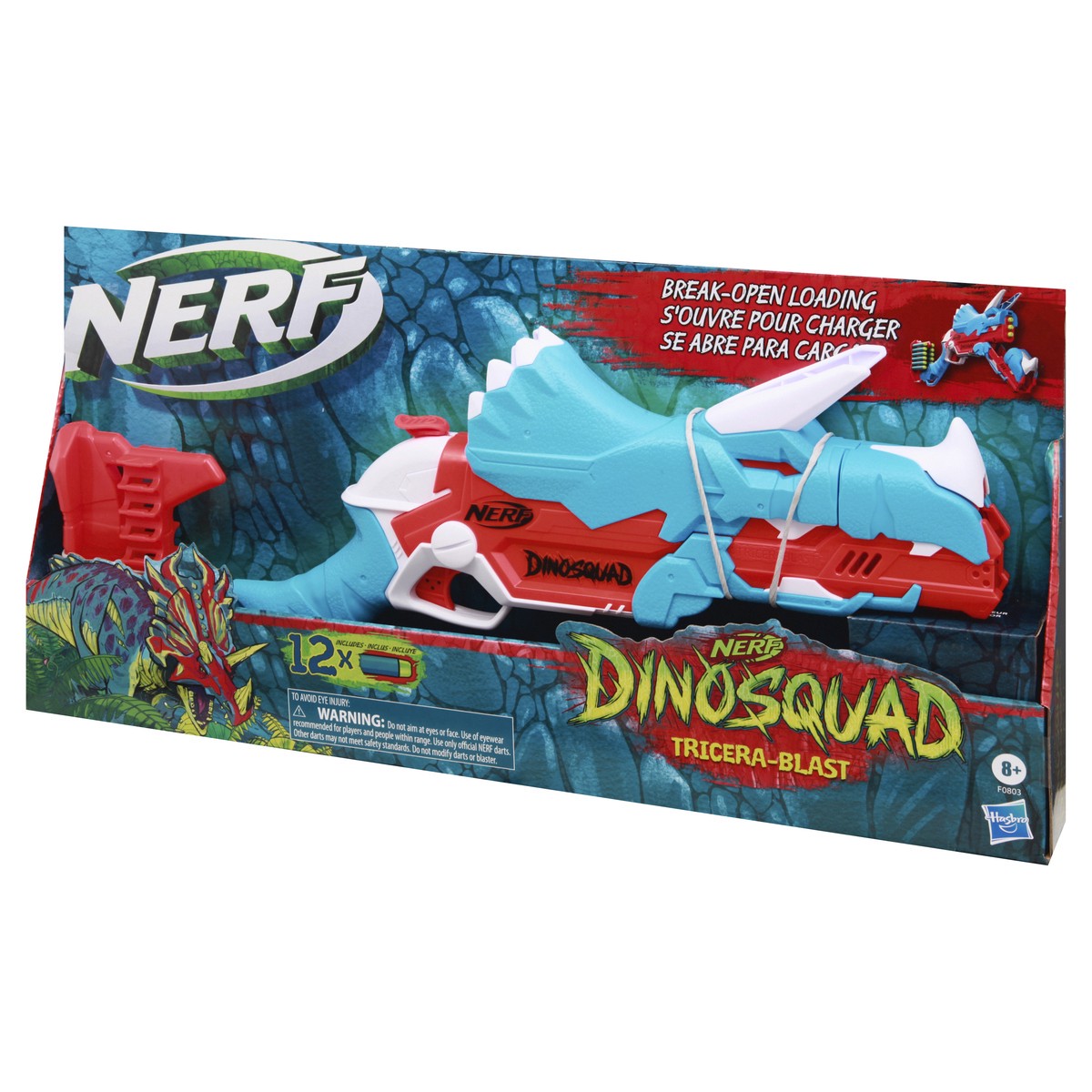 slide 3 of 9, Nerf Disnosquad Tricera-Blast Toy 1 ea, 1 ea