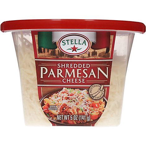 slide 1 of 1, Stella Cheese Parmesan Freshly Shredded - 5 Oz, 5 oz