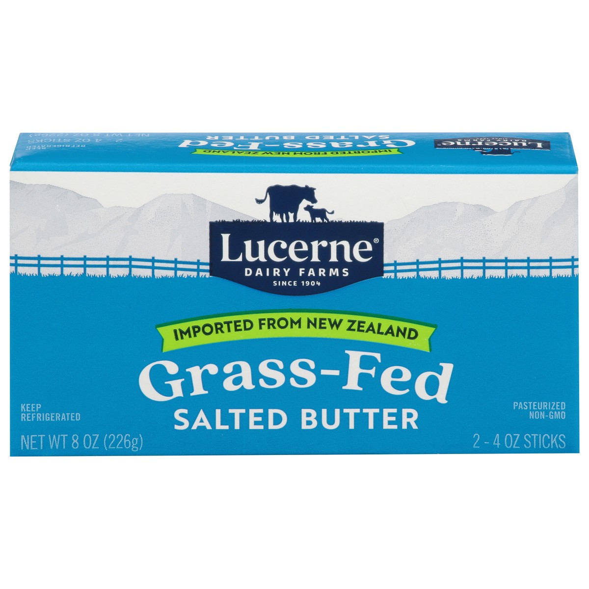 slide 3 of 4, Lucerne Butter Grassfed Salted - 8 Oz, 8 oz